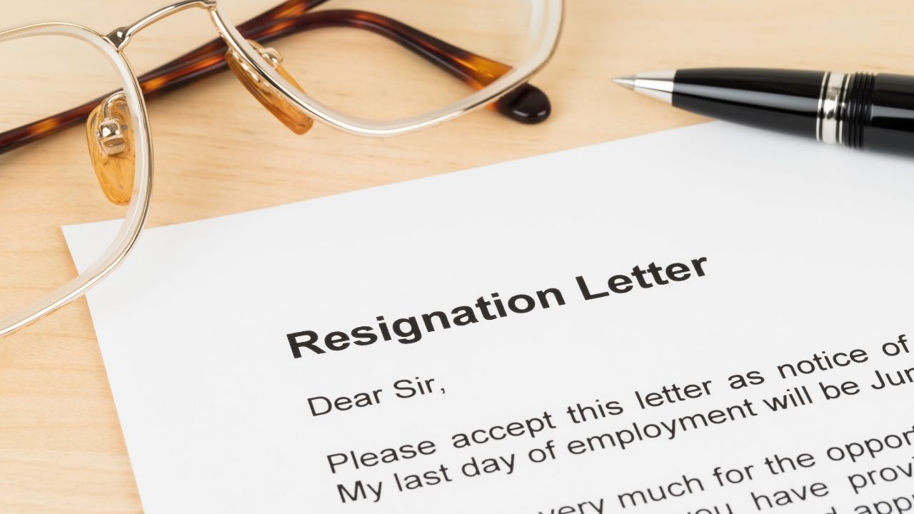 Resignation letter